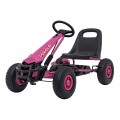 copy of Dětský pedál Air Go-kart na pedály pro děti 3+ zelená + nahuštěné pneumatiky + nastavitelné sedadlo