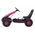 copy of Dětský pedál Air Go-kart na pedály pro děti 3+ zelená + nahuštěné pneumatiky + nastavitelné sedadlo