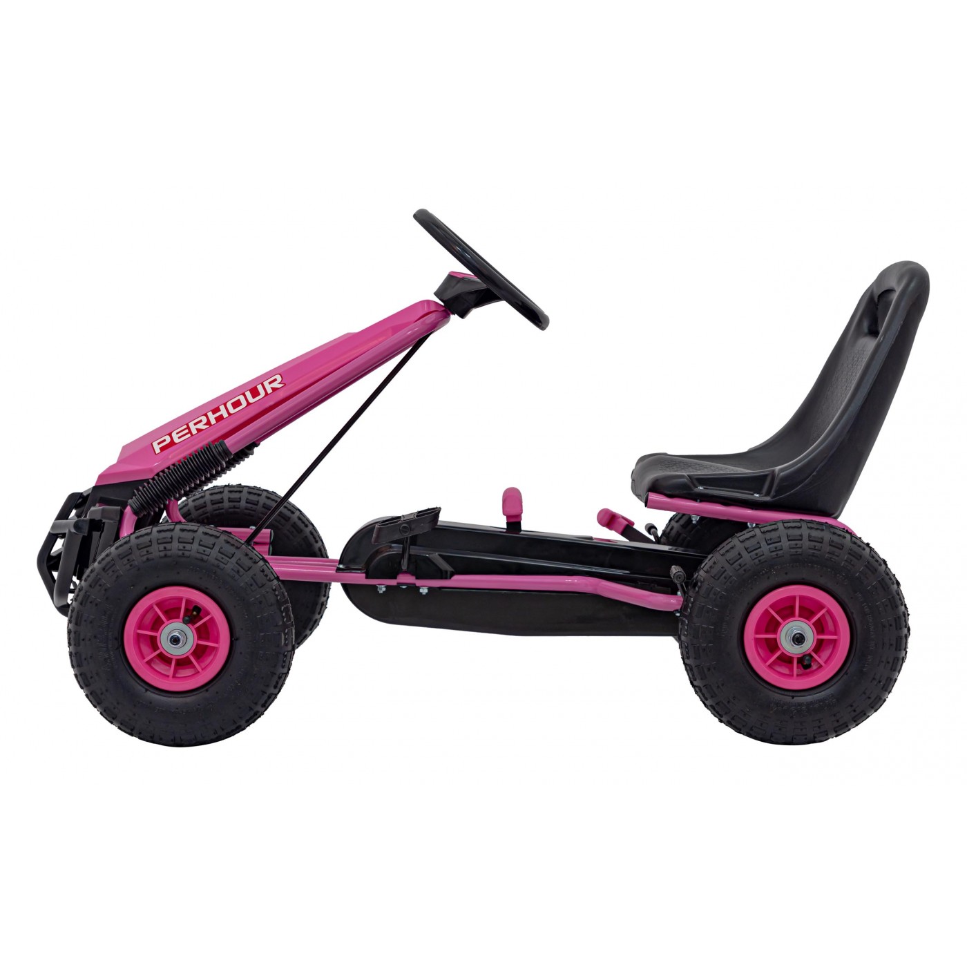 copy of Dětský pedál Air Go-kart na pedály pro děti 3+ zelená + nahuštěné pneumatiky + nastavitelné sedadlo