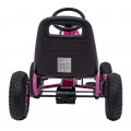 copy of Dětský pedál Air Go-kart na pedály pro děti 3+ zelená + nahuštěné pneumatiky + nastavitelné sedadlo