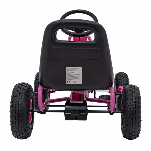 copy of Dětský pedál Air Go-kart na pedály pro děti 3+ zelená + nahuštěné pneumatiky + nastavitelné sedadlo