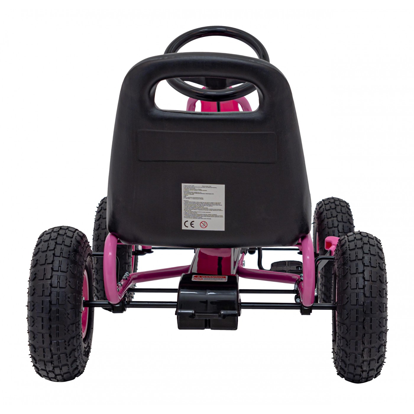 copy of Dětský pedál Air Go-kart na pedály pro děti 3+ zelená + nahuštěné pneumatiky + nastavitelné sedadlo