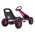 copy of Dětský pedál Air Go-kart na pedály pro děti 3+ zelená + nahuštěné pneumatiky + nastavitelné sedadlo