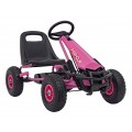 copy of Dětský pedál Air Go-kart na pedály pro děti 3+ zelená + nahuštěné pneumatiky + nastavitelné sedadlo