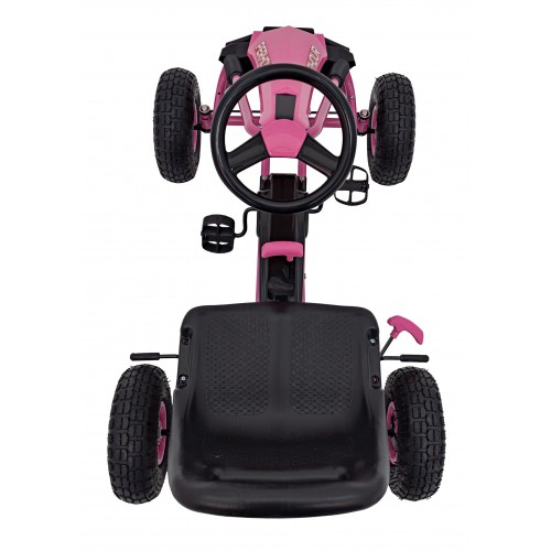 copy of Dětský pedál Air Go-kart na pedály pro děti 3+ zelená + nahuštěné pneumatiky + nastavitelné sedadlo