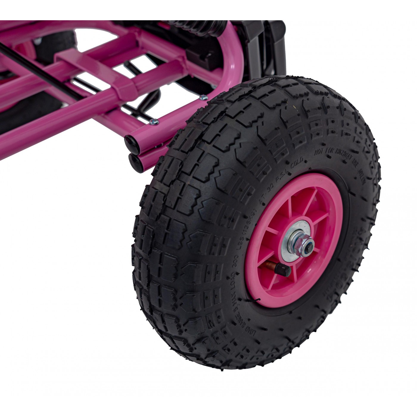 copy of Dětský pedál Air Go-kart na pedály pro děti 3+ zelená + nahuštěné pneumatiky + nastavitelné sedadlo