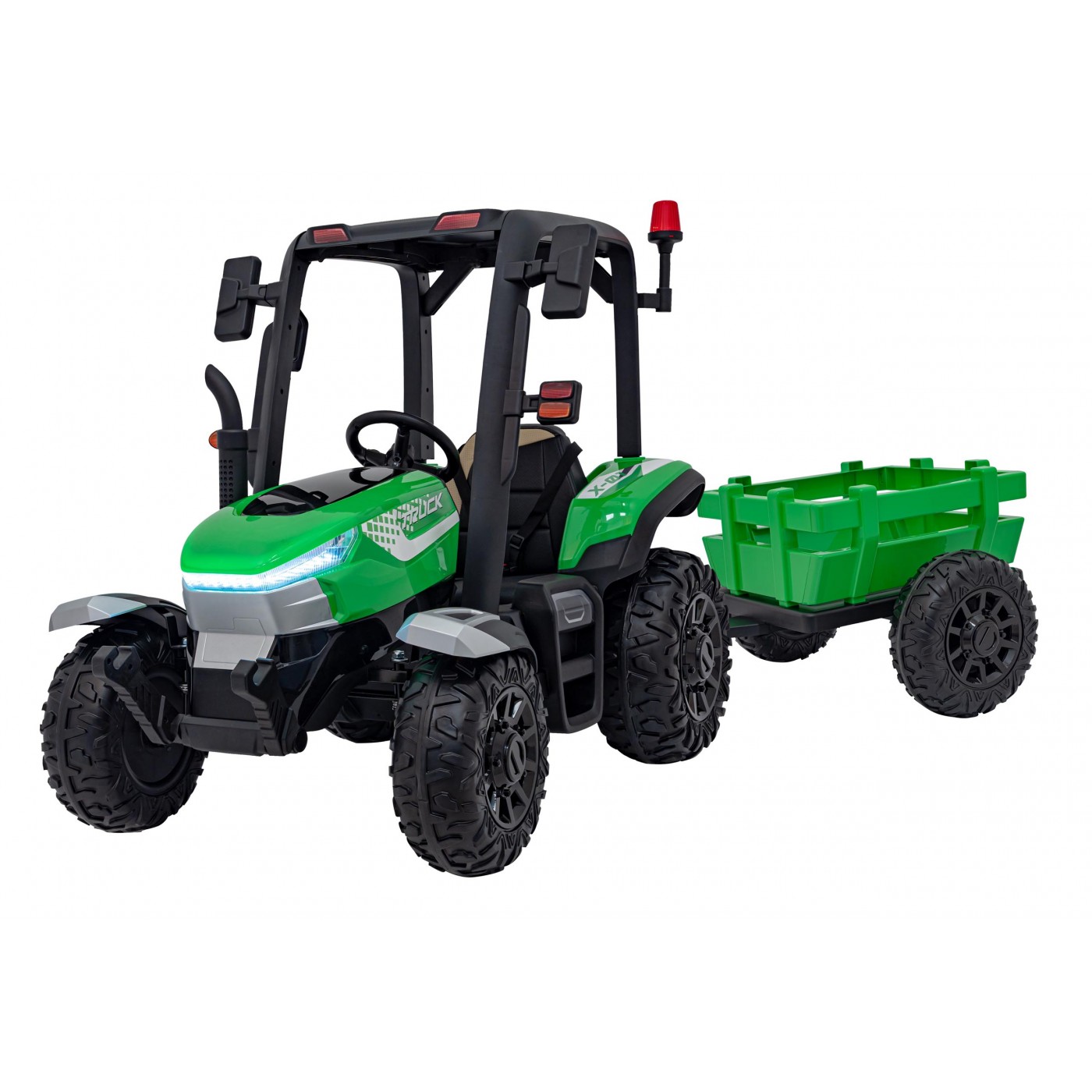 Traktor BLAST Z Przyczepka Zielony
