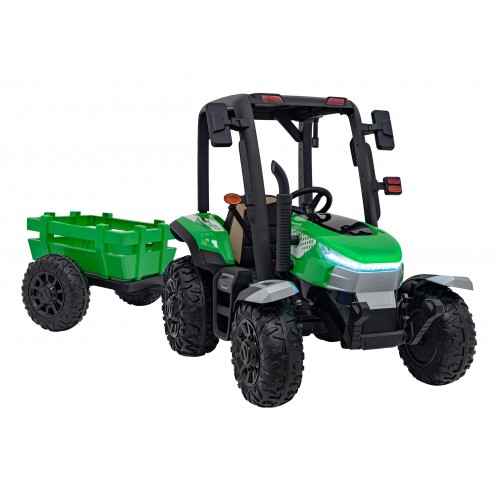 Traktor BLAST Z Przyczepka Zielony