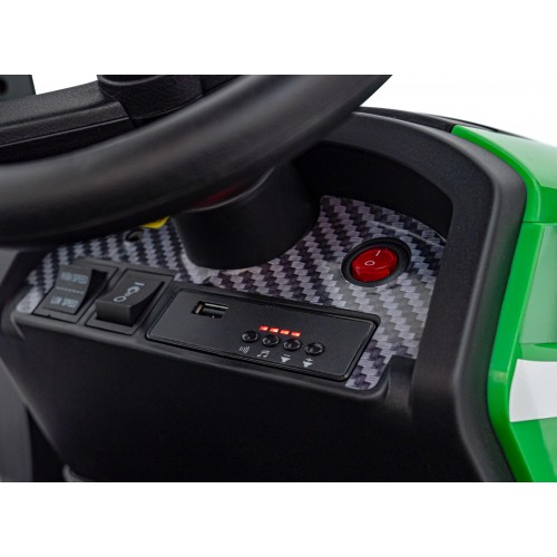 Traktor BLAST Z Przyczepka Zielony