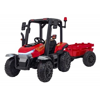 Traktor BLAST Z Przyczepka Czerwony