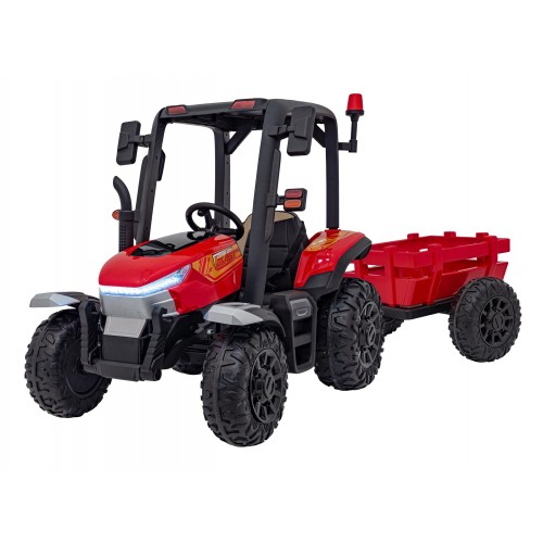 Traktor BLAST Z Przyczepka Czerwony