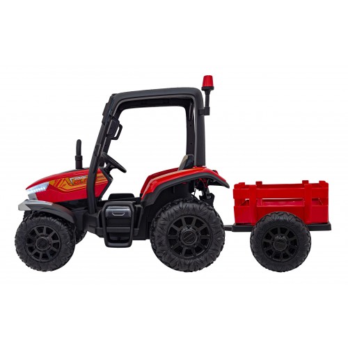 Traktor BLAST Z Przyczepka Czerwony