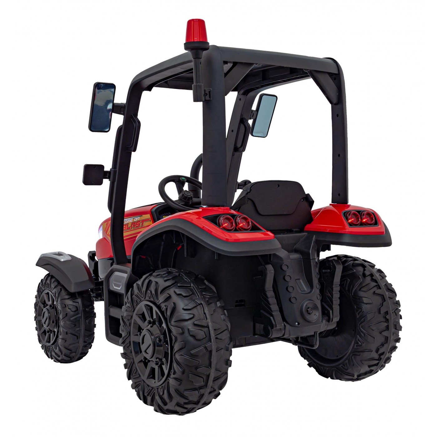 Traktor BLAST Z Przyczepka Czerwony