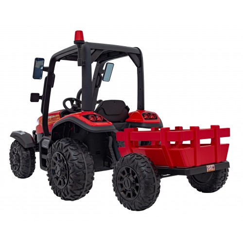 Traktor BLAST Z Przyczepka Czerwony