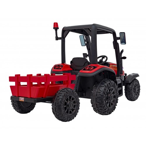 Traktor BLAST Z Przyczepka Czerwony