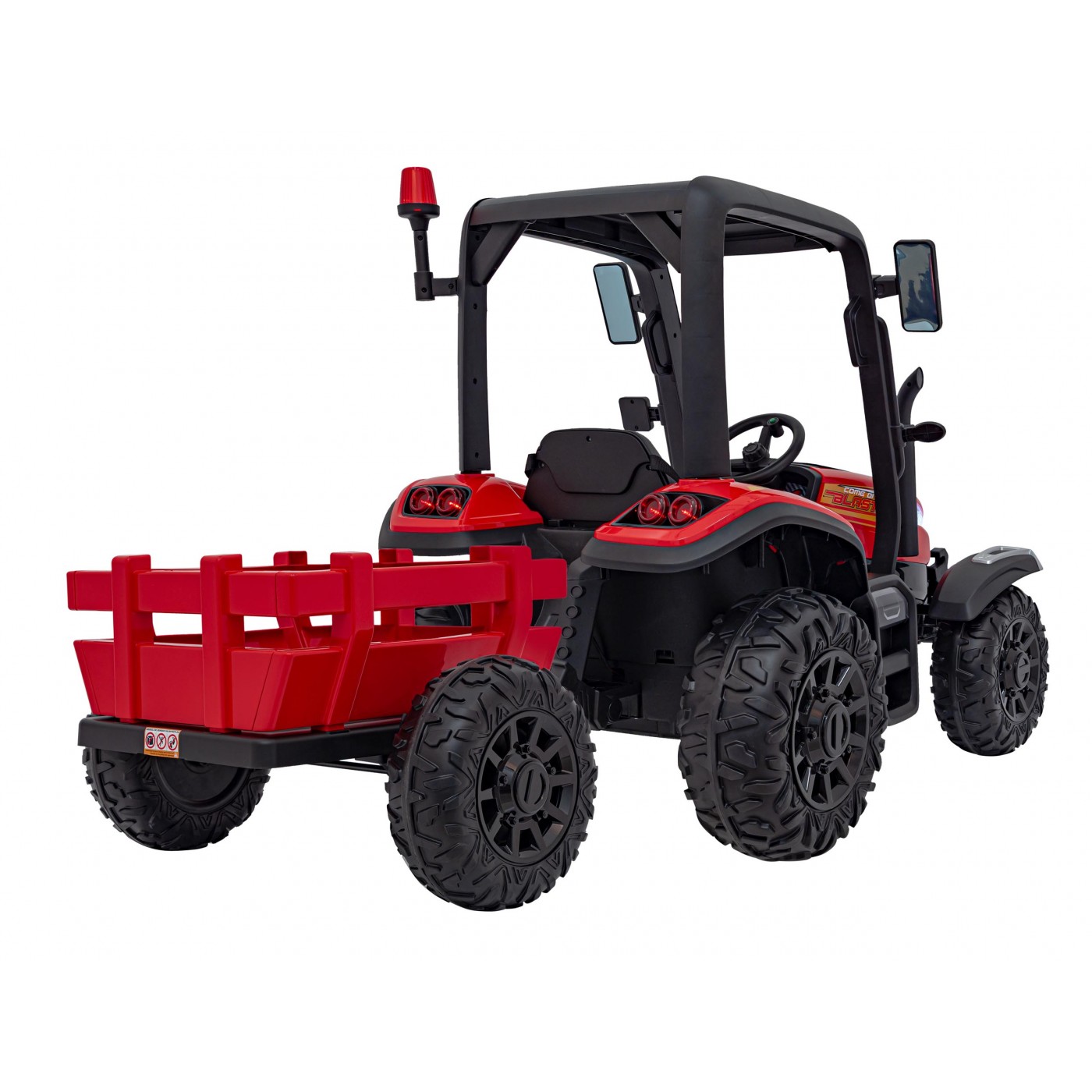 Traktor BLAST Z Przyczepka Czerwony