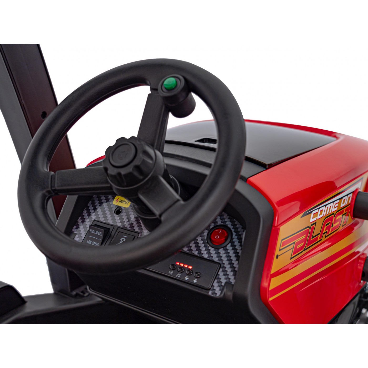 Traktor BLAST Z Przyczepka Czerwony