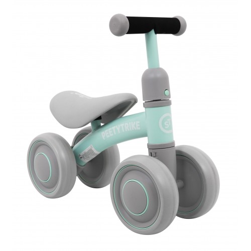 První dětské běžecké kolo PettyTrike SporTrike červená se 4 koly