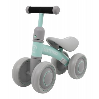 První dětské běžecké kolo PettyTrike SporTrike červená se 4 koly