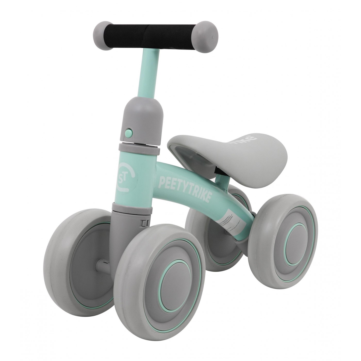 První dětské běžecké kolo PettyTrike SporTrike červená se 4 koly