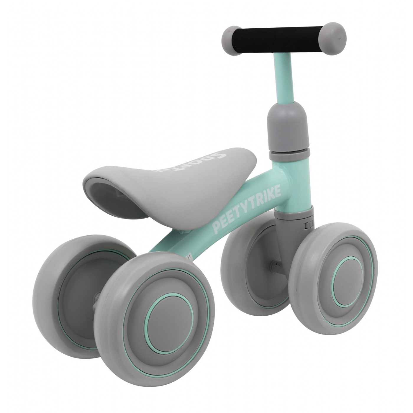 První dětské běžecké kolo PettyTrike SporTrike červená se 4 koly