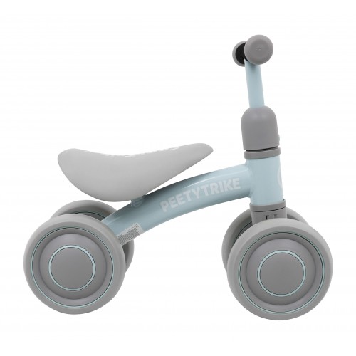 První dětské běžecké kolo PettyTrike modré 4 kola SporTrike Rider
