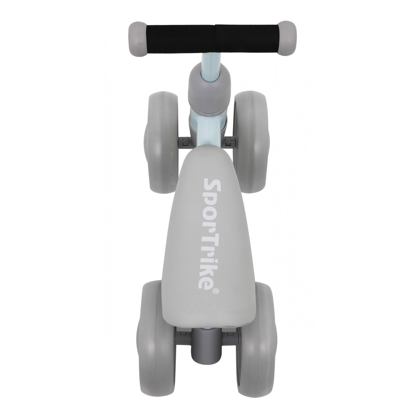 První dětské běžecké kolo PettyTrike modré 4 kola SporTrike Rider
