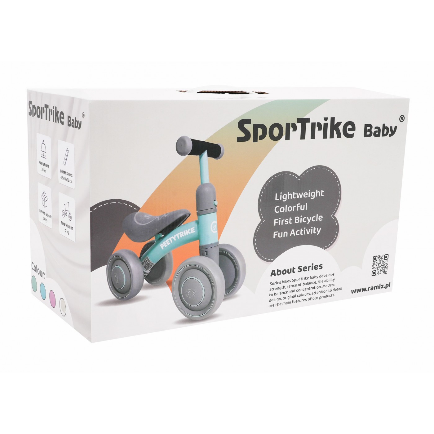 Běžecké kolo Yazdzik SPORTRIKE PettyTrike Z7 růžové