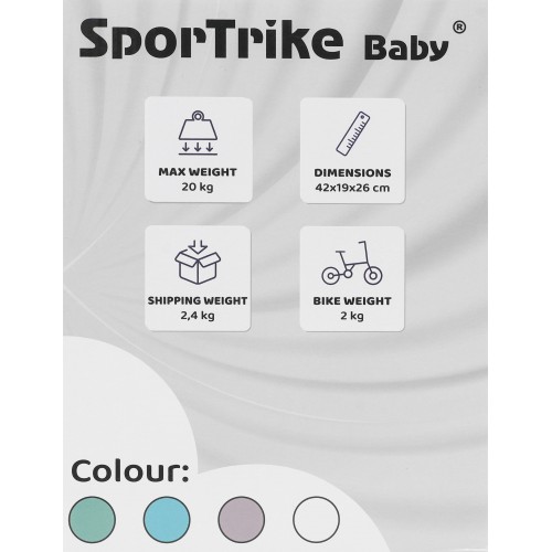 Běžecké kolo Jezdzik SPORTRIKE PettyTrike Z7 Bílá