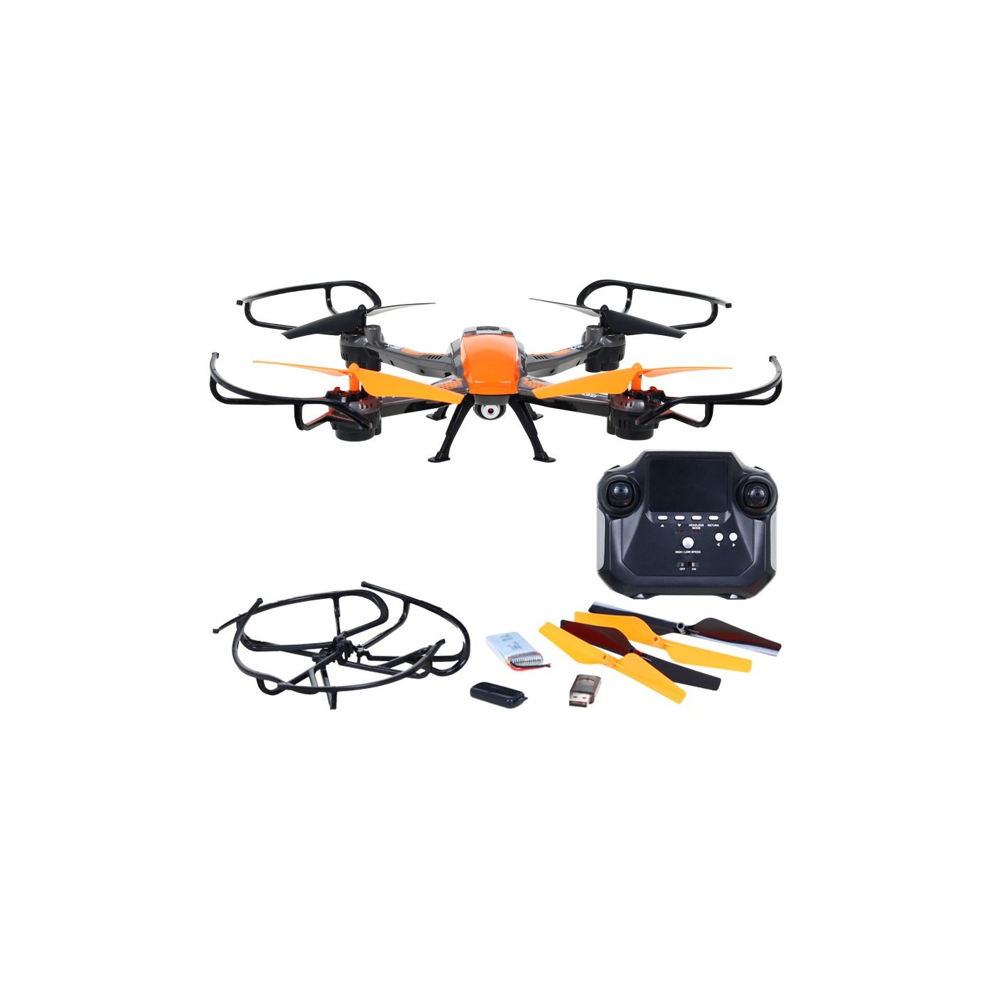 Velký dron W66188CO Oranžový WINYEA