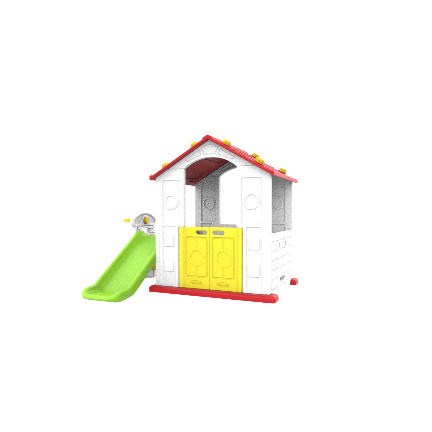 Dětský červený střešní basketbalový míč Garden House 3v1