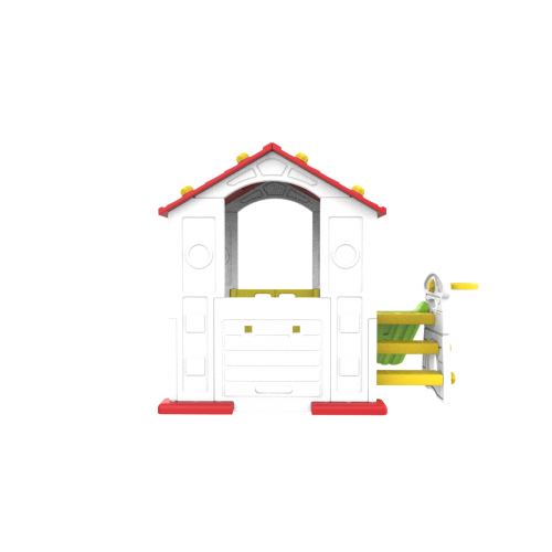 Dětský červený střešní basketbalový míč Garden House 3v1