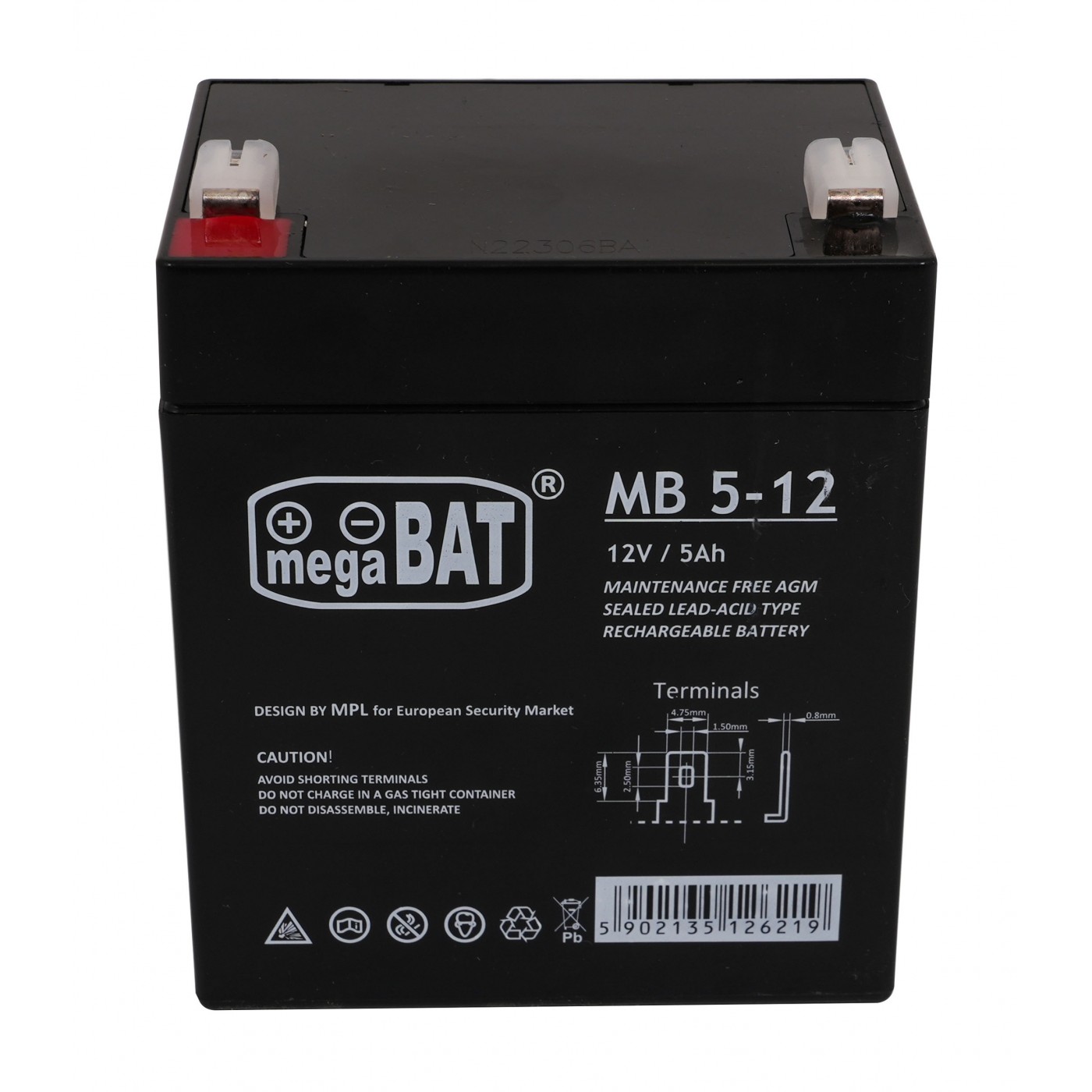 copy of Gelová baterie 12V/9Ah Náhradní díl pro elektrická vozidla pro děti