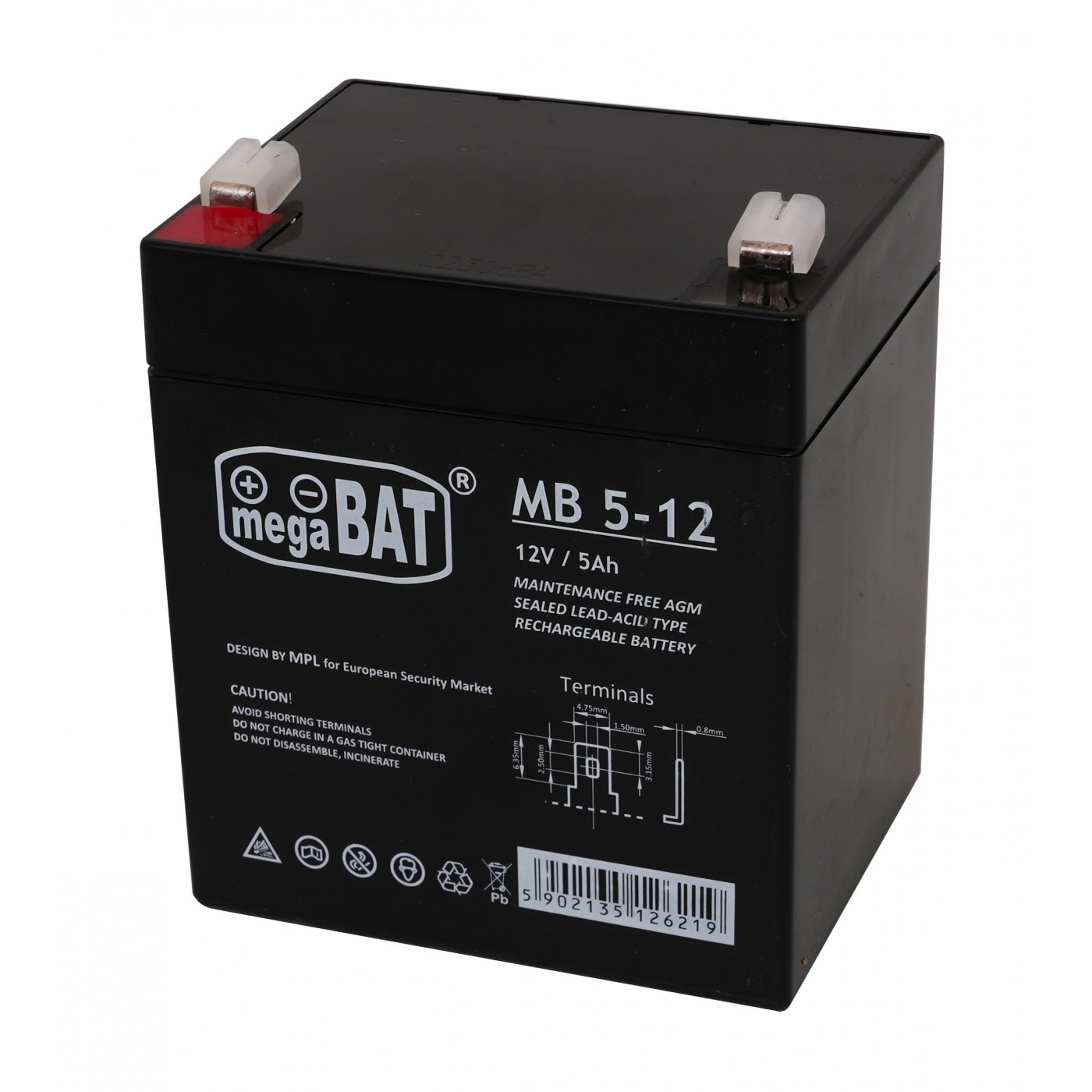 copy of Gelová baterie 12V/9Ah Náhradní díl pro elektrická vozidla pro děti