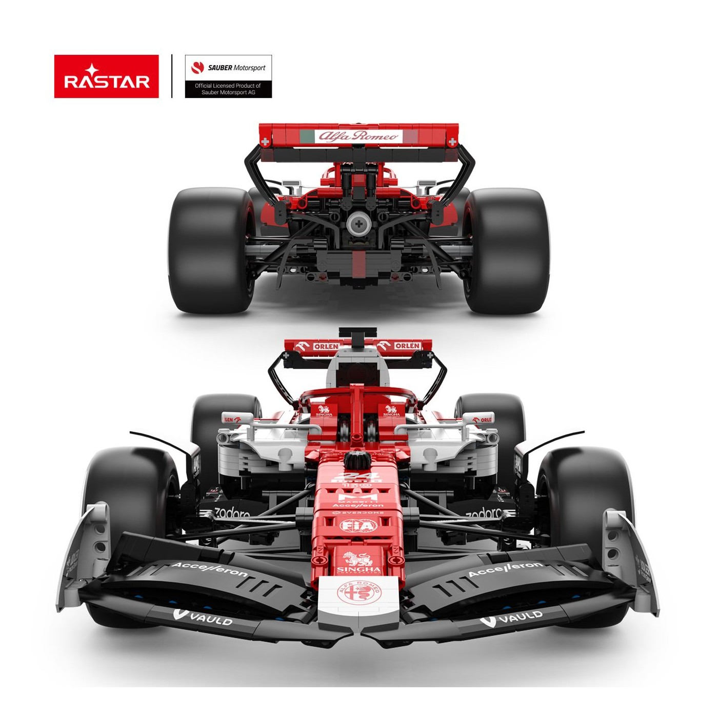 1:8 Alfa Romeo F1 C42 Blocks 2261 kusů. R/C RASTAR