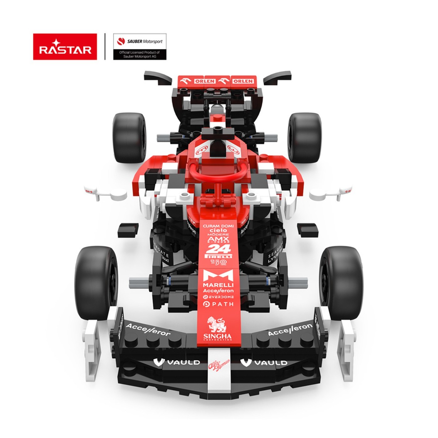 1: 24 Alfa Romeo F1 C42 340ks. Bloky RASTAR