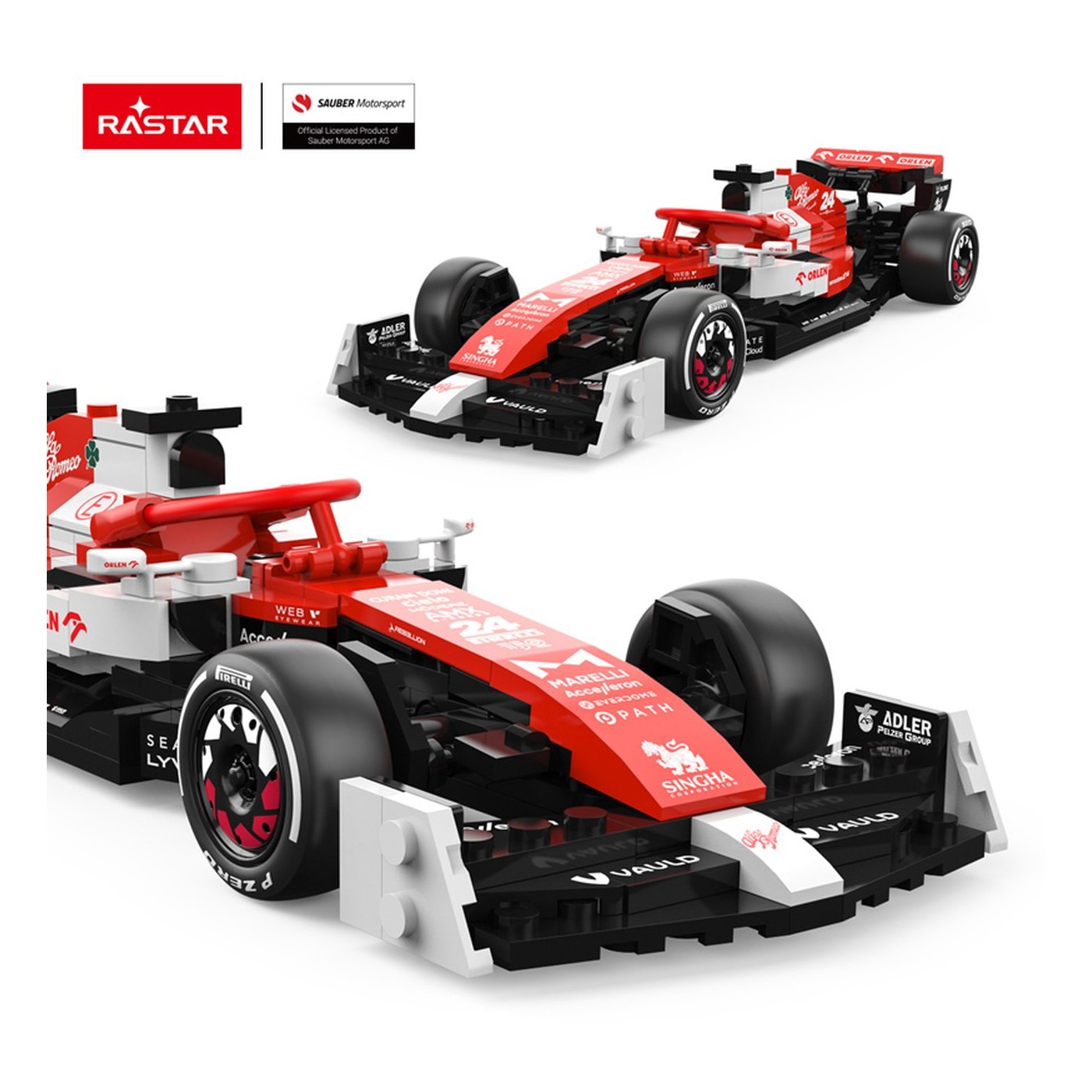 1: 24 Alfa Romeo F1 C42 340ks. Bloky RASTAR