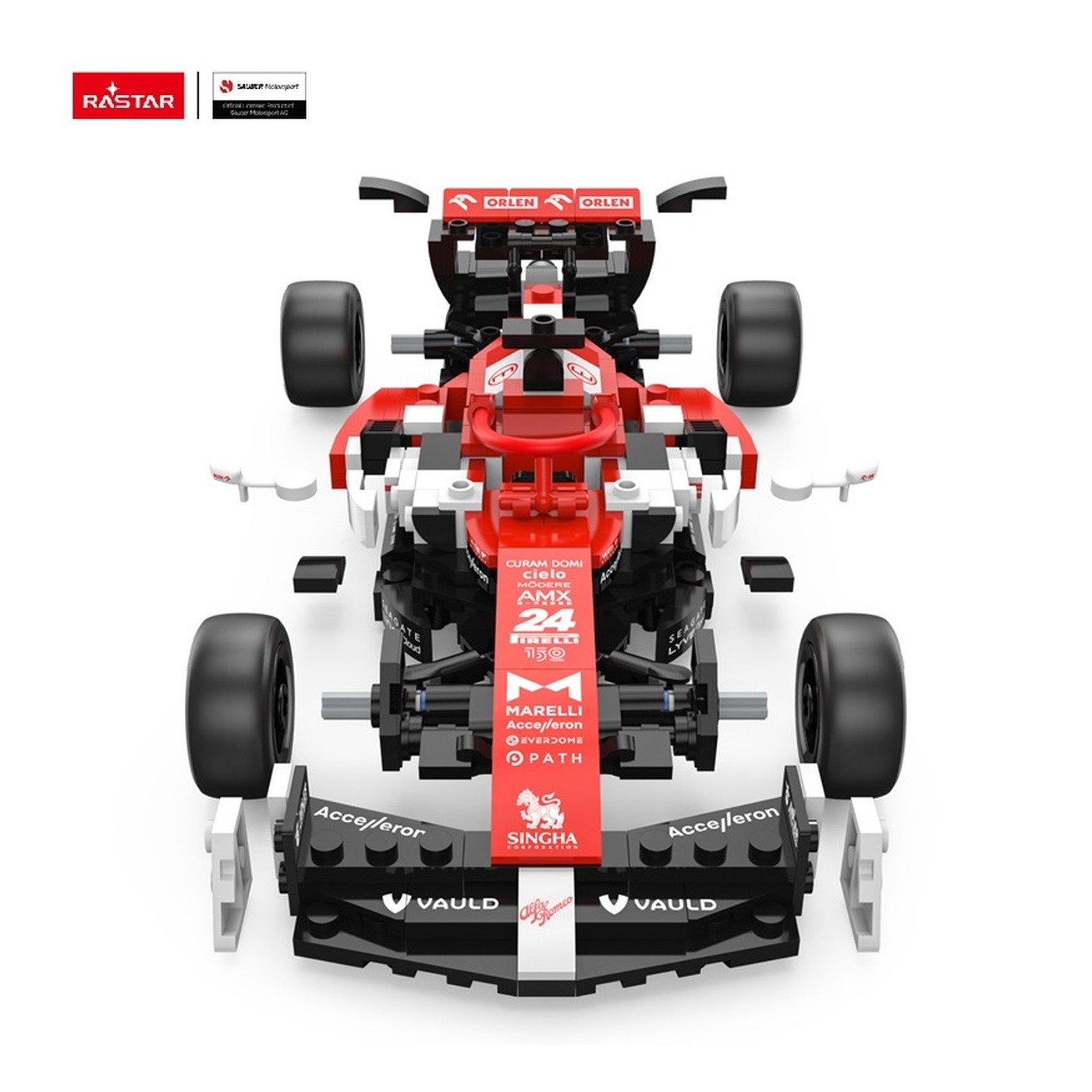 1: 24 Alfa Romeo F1 C42 340ks. Bloky RASTAR