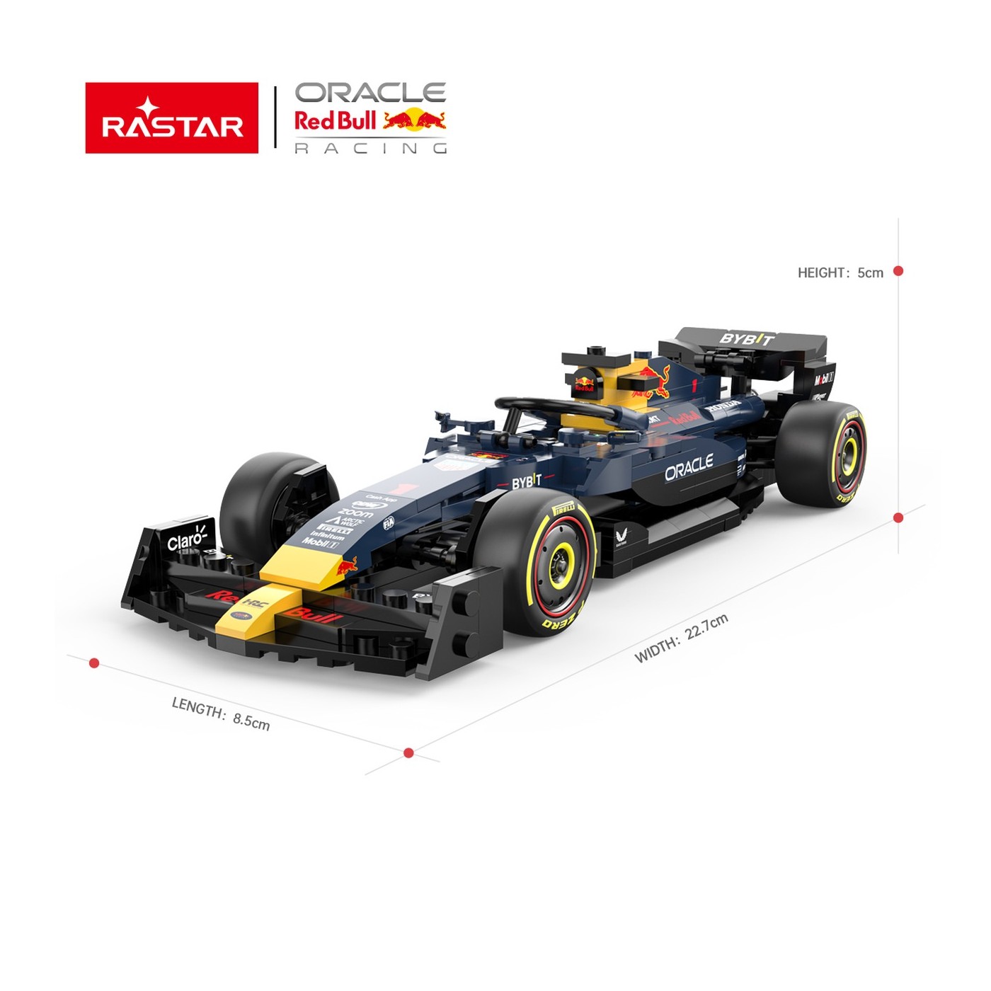 1: 24 Red Bull F1 RB19 333 el. Bloky RASTAR