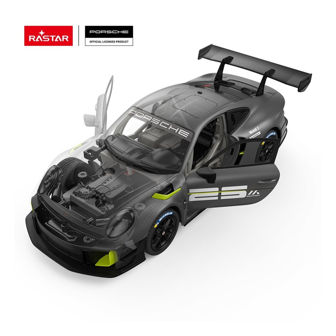 R/C 1:18 Porsche 911 GT2 RS Clubsport 25 Stavebnice RASTAR
