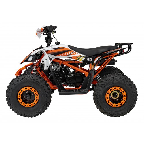 copy of Quad Highper na baterii žlutá 35 km/h + střídavý motor 1000 W + nafouknutá kola + nastavení sedadla