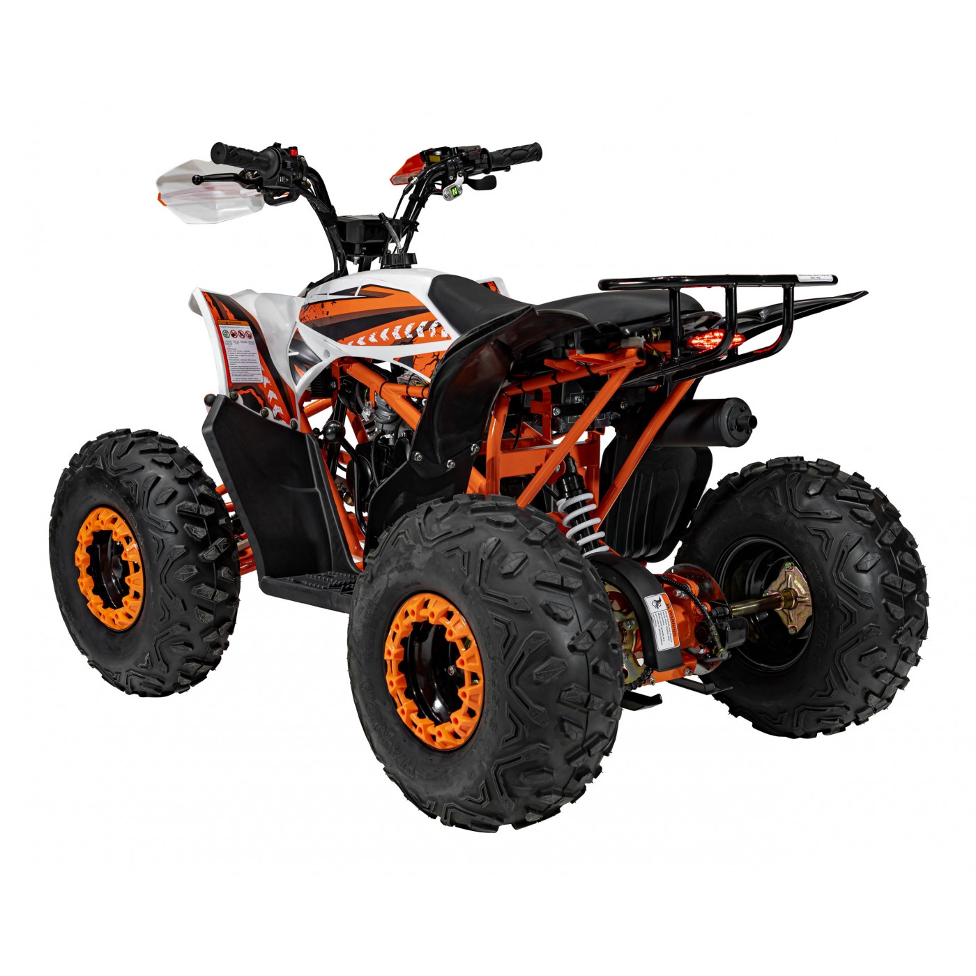 copy of Quad Highper na baterii žlutá 35 km/h + střídavý motor 1000 W + nafouknutá kola + nastavení sedadla