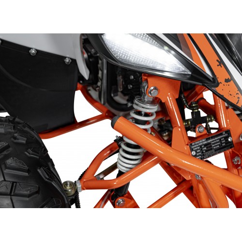 copy of Quad Highper na baterii žlutá 35 km/h + střídavý motor 1000 W + nafouknutá kola + nastavení sedadla