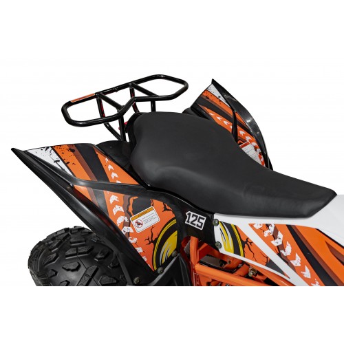 copy of Quad Highper na baterii žlutá 35 km/h + střídavý motor 1000 W + nafouknutá kola + nastavení sedadla