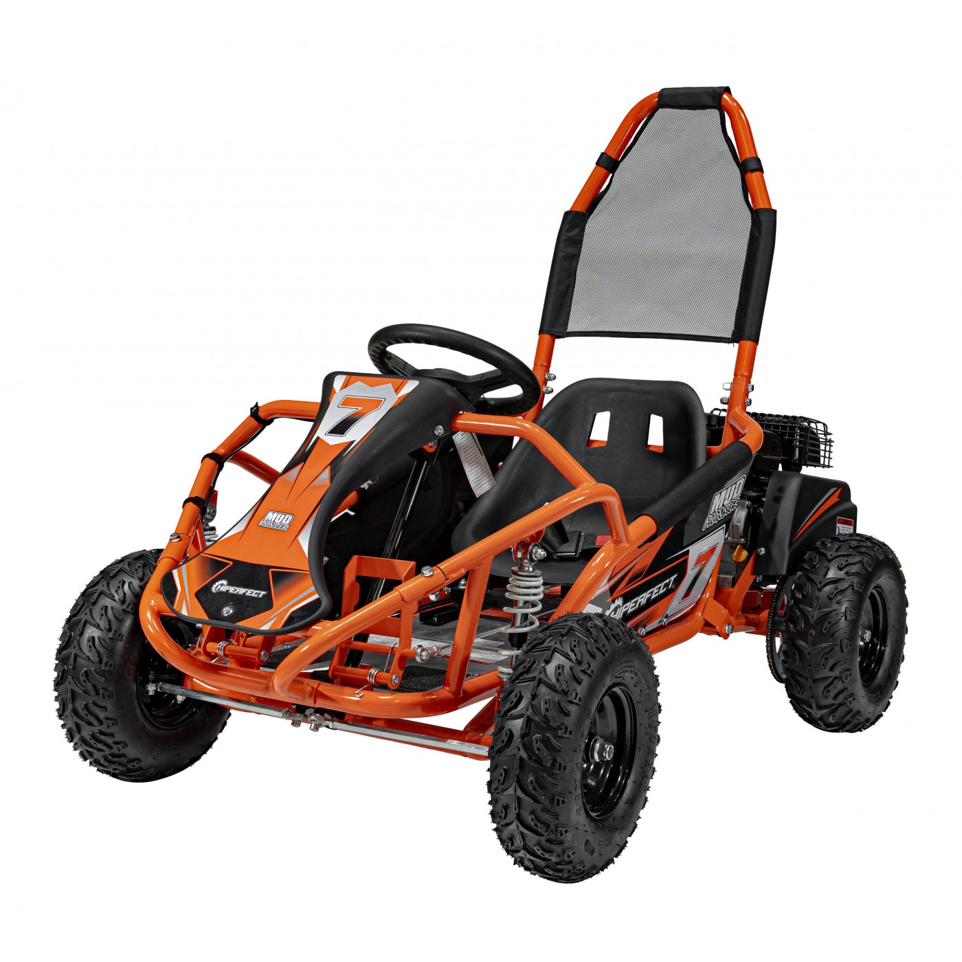 copy of Quad Highper na baterii žlutá 35 km/h + střídavý motor 1000 W + nafouknutá kola + nastavení sedadla
