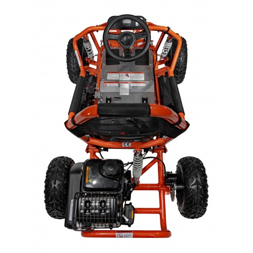 copy of Quad Highper na baterii žlutá 35 km/h + střídavý motor 1000 W + nafouknutá kola + nastavení sedadla