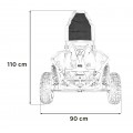 copy of Quad Highper na baterii žlutá 35 km/h + střídavý motor 1000 W + nafouknutá kola + nastavení sedadla