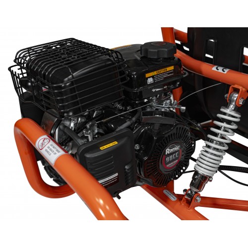 copy of Quad Highper na baterii žlutá 35 km/h + střídavý motor 1000 W + nafouknutá kola + nastavení sedadla