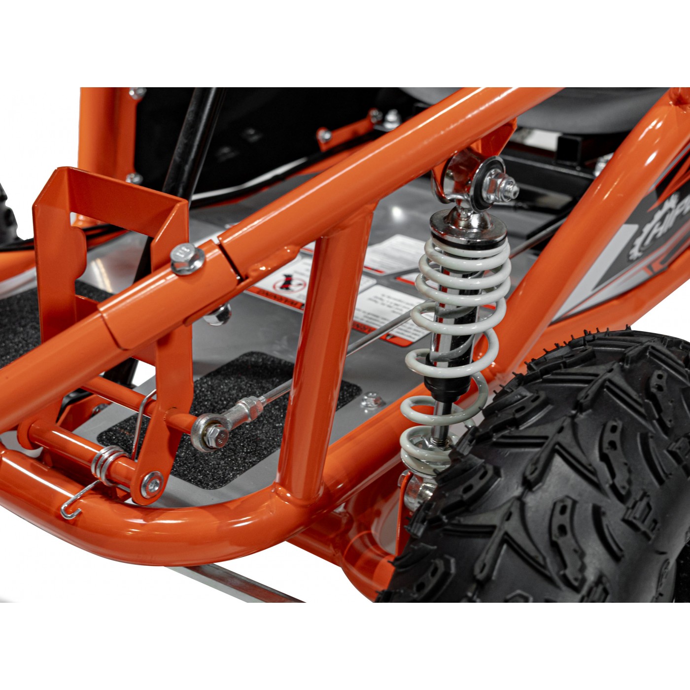 copy of Quad Highper na baterii žlutá 35 km/h + střídavý motor 1000 W + nafouknutá kola + nastavení sedadla