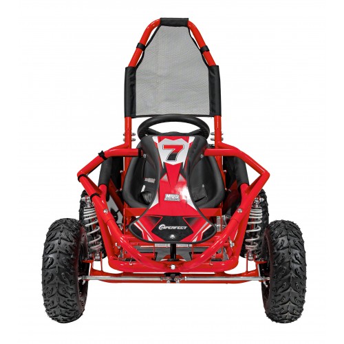 copy of Quad Highper na baterii žlutá 35 km/h + střídavý motor 1000 W + nafouknutá kola + nastavení sedadla